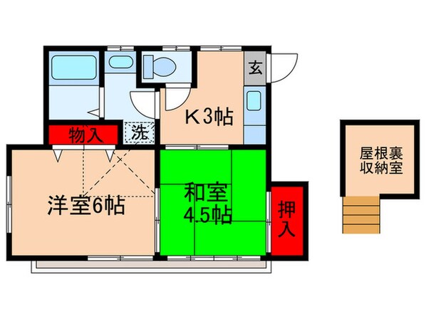 塚本　ハウスの物件間取画像